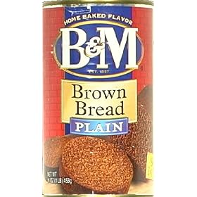 B & M, Bread Brown Plain, 16-Ounce (12 Pack)