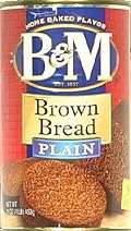 B&M Bread Plain Brown, 16-Ounce (Pack of 12)