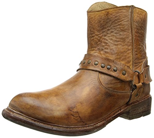 Bed Stu Women's Exeter Western Boot,Tan Rustic White,7 M US