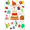 ポストカード　フランス製　誕生日おめでとう