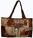 Etienne Aigner Geometric Patchwork Tote Neutral Multi