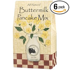 Brown Family Farm All Natural Buttermilk Pancake Mix, 8-Ounce Boxes (Pack of 6)