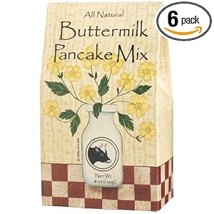 Brown Family Farm All Natural Buttermilk Pancake Mix, 8-Ounce Boxes (Pack of 6)
