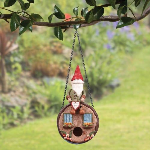 Birdhouse Gnome Log - PUMPKIN SEEDS COLLECTION / BIRDHOUSE