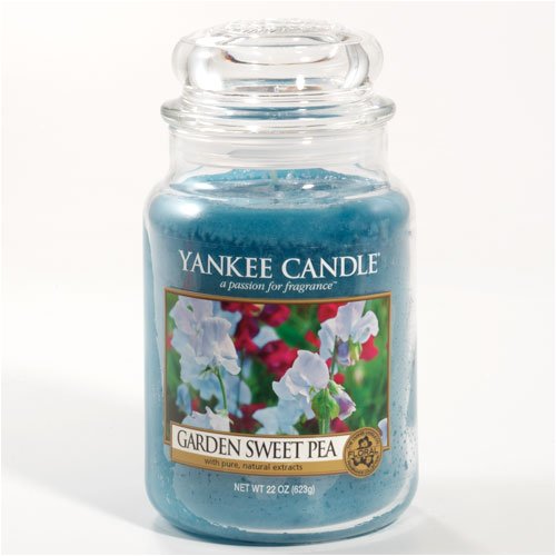 Yankee Candle Garden Sweet Pea 22 oz Large HouseWarmer 2009 Sneek Peek!