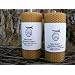 100% Beeswax Pillar Candles - Set of Two - 5.5" Pillars - With Free upgrade to USPS Priority Mail - Raw Beeswax