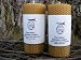100% Beeswax Pillar Candles - Set of Two - 5.5" Pillars - With Free upgrade to USPS Priority Mail - Raw Beeswax