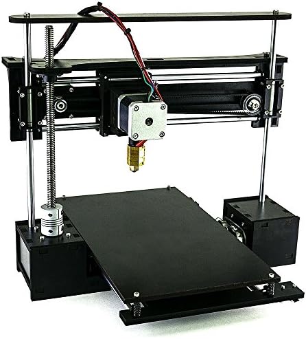 TwoUp v2 w/ Heated Bed 3D Printer Kit 7" x 7" x 5" i3 Build Dimensions 50 Micron 1.75mm PLA ABS Nylon