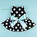 Fitwarm® Cute Polka Dot Ribbon Dog Dress Dog Clothes Cozy Dog Shirt Pet Dress, X-Small