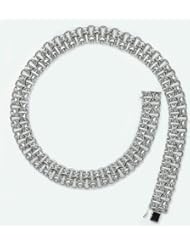 14k Fancy Hollow Necklace 17"