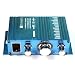 Super Small 20W 2CH Hi-Fi Audio Stereo Amplifier Car Boat Motorcycle AMP with Power Supply 12V 2A