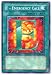 2007 Duelist Pack Jaden Yuki 2 DP3-17 E- Emergency Call / Single YuGiOh! Card in Prot...