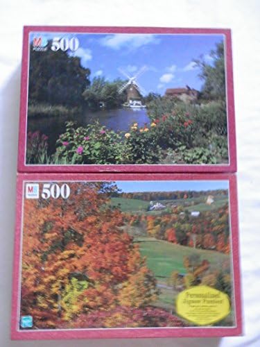 2- Croxley Fully Interlocking Puzzles(hunsett Mill Norfolk England)-and- (Farmlands Along Interstate 88, Binghamton,ny.
