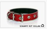 Scrappy Pets Leather Dog Collar (Eco-Friendly)