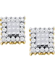 0.50CTW DIAMOND INVISIBLE EARRING