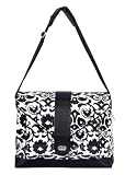 Fleurville MS3 Diaper Bag, Black/White