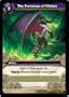 The Footsteps of Illidan World of Warcraft Loot Card