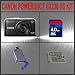 Canon Powershot SX230 HS Digital Camera (Black) + Huge Accessories Package Including 4GB SDHC Memory Card + High Capacity Replacement Lithium-Ion Battery + Hi-Speed SD Card Reader + Kit