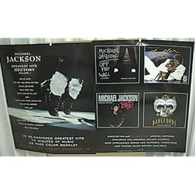 Michael Jackson - Greatest Hits Poster - Rare In-Store Only