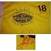 Karrie Webb Autographed 2000 U.S. Womens Open (Merit Club Yellow) Golf Pin Flag - Tournament Champion