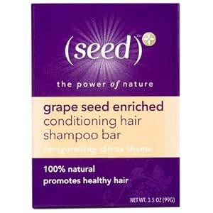 (seed)+ Conditioning Hair Shampoo Bar, Invigorating Citrus Thyme, 3.5-Ounce Boxes (Pack of 6)