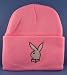 Playboy Beanie Cap in Pink