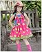 Greggy Girl Preppy Dots Jumper Dress Sleeveless Top 2PC Set