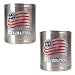 New England Revolution MLS 2pc Stainless Steel Can Holder Set - Primary Team Logo