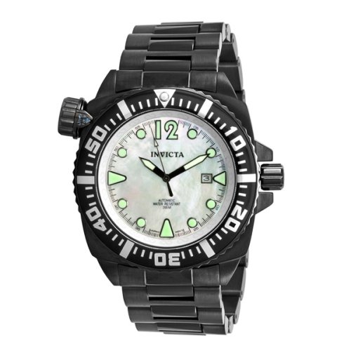 Invicta Men's 7226 Signature Collection Corduba Diverlock Gray Ion-Plated Stainless Steel Watch