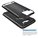 Galaxy J7 (2015) Case With TJS® Tempered Glass Screen Protector Included, Dual Layer Shockproof Tough Brushed Hybrid Armor Rubber TPU Drop Protection Case For Samsung Galaxy J7/J700 (Grey)