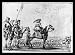 Stefano della Bella (Deployment of an army in a plane) Black Wood-Mounted Art Poster Print - 11" X 17"