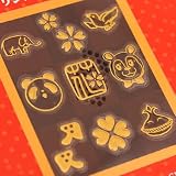 浅草花やしき★オリジナル蒔絵シール（マスコット9種）HANA06