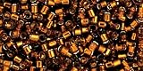 Blue Moon Toho 11/0 Cylinder Treasure Beads 5 Grams/Pkg, Silver Lined Smoke Topaz