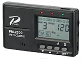 Profile Digital Metronome with Clock and Alarm, Black, AMS-PM-2500