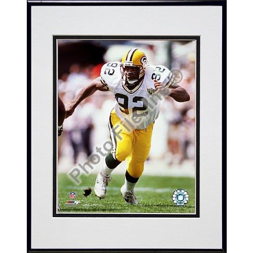 Photo FIle Green Bay Packers Reggie White Framed 8x10 Photo
