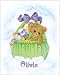 Personalized Nursery Wall Decor, New Baby Arrival, Childrens Wall Art
