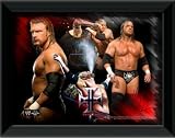 OFFICIAL WWE Triple H Framed Montage Print 16x12 (406x305mm)