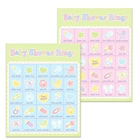 Baby Shower Bingo Game