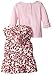 Little Lass Baby Girls' 3 Piece Faux Fur Vest Set Cheetah Bows