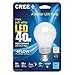 Cree BA19-04527OMB-12DE26-3_120 40W Equivalent 2700K A19 LED Light Bulb with 4Flow Filament Design (8 Pack), Soft White