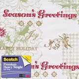 Scotch Gift Wrap, Verbiage on Patterns Pattern, 25-Square Feet, 30-Inch x 10-Feet (AM-WPVOP-12)