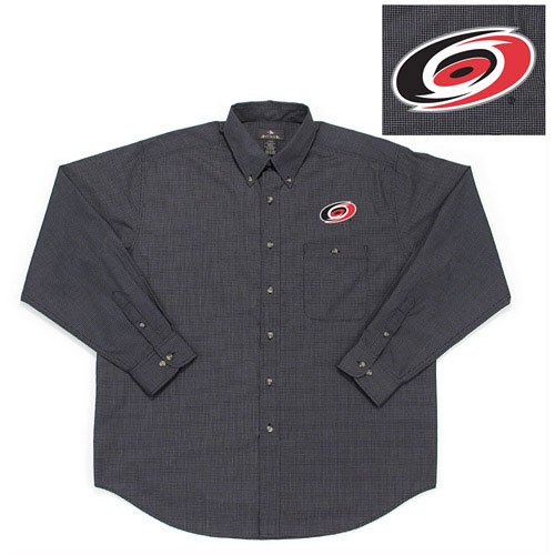 Carolina Hurricanes Matrix Button Down Shirt (Check Pattern) - Medium
