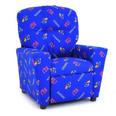 Kidz World 1300-1-KS Kansas University Jayhawks Kids Recliner