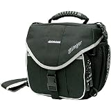 Adorama Slinger Bag, Single Strap Backpack Shoulder Bag, Black.