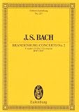 Produkt-Bild: Brandenburgisches Konzert Nr.2 F-Dur BWV 1047, Studienpartitur