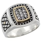 10k Gold & Sterling Silver 2-Tone Men