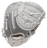 Louisville Slugger Pro Catchers Mitt Right Hand Glove (Gray, 32.5- Inch)