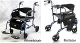 Medline Excel Translator Combo Rollator/Wheelchair