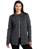 Jones New York Women's Knit Jacket, Midnight/Silver, 3X