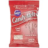 Seasonal & Limited Edition Wilton Candy Melts 10oz Bag (Pack of 6) Select Flavor Below (Candy Cane)